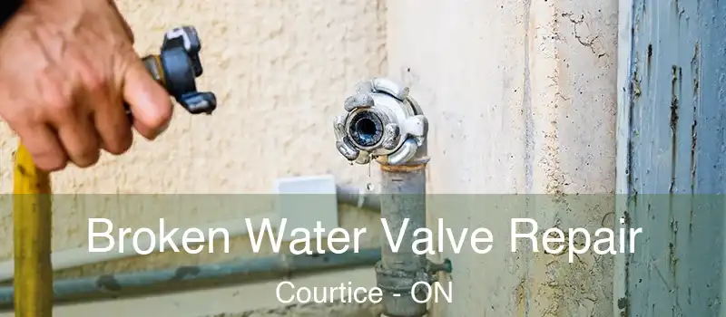  Broken Water Valve Repair Courtice - ON