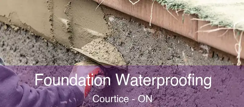 Foundation Waterproofing Courtice - ON