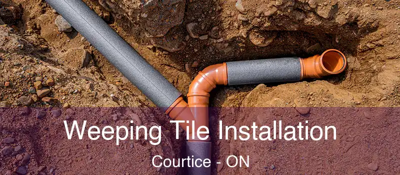  Weeping Tile Installation Courtice - ON